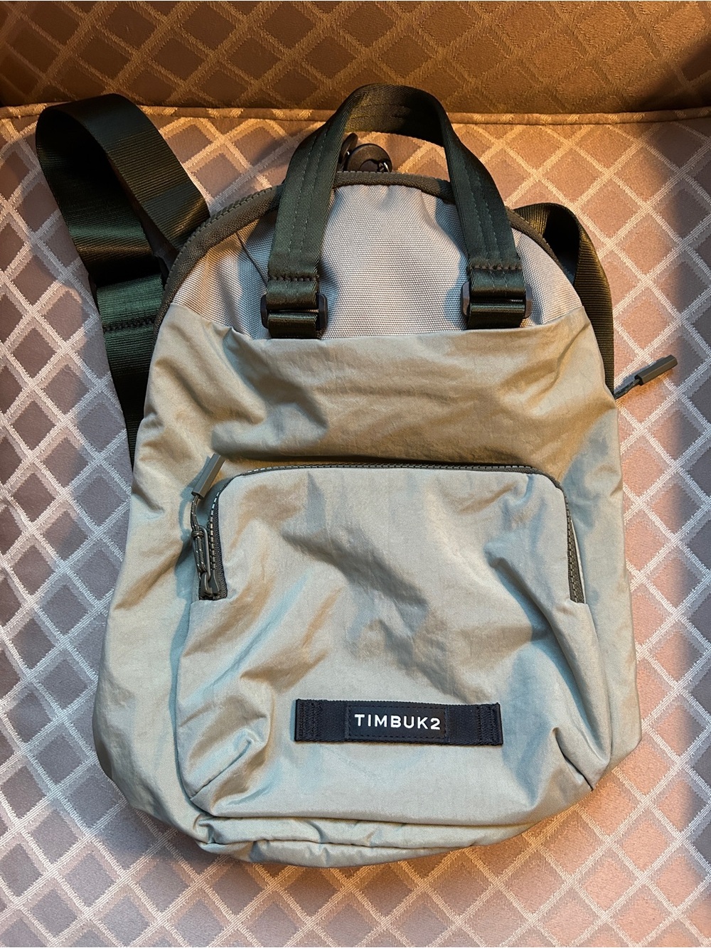 Timbuk2 Spark Mini Light Green Backpack with Green Straps